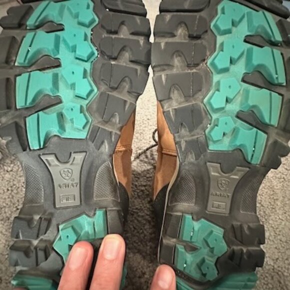 Ariat Skyline Mid Waterproof Boot in Distressed Brown Leather - Size 9.5 - EUC - Picture 7 of 10